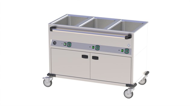 RM Gastro REDFOX Snack vattenbad m.skåp BMPD-3120-CS